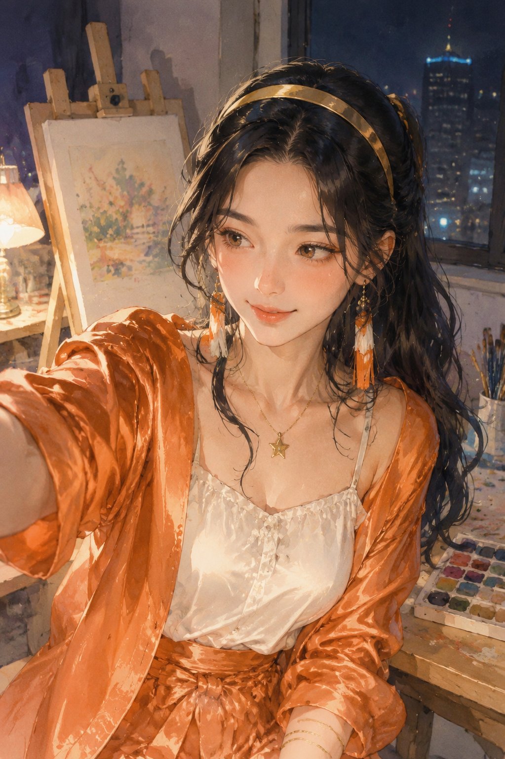 画完了，梦也醒了