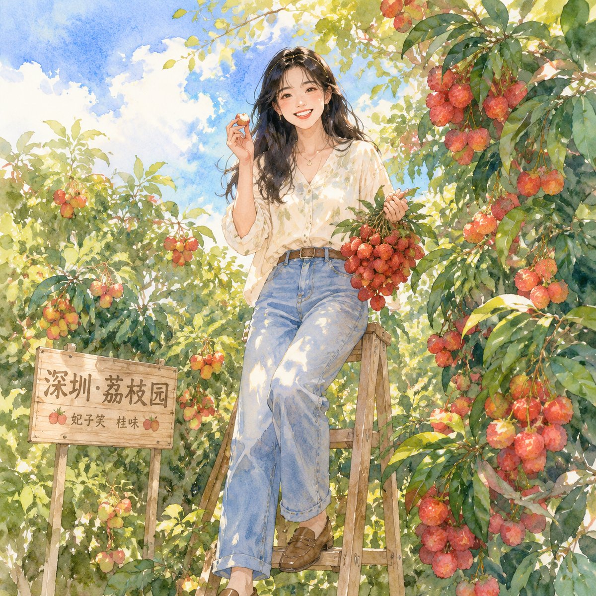 深圳荔枝季｜站在梯子上的夏天