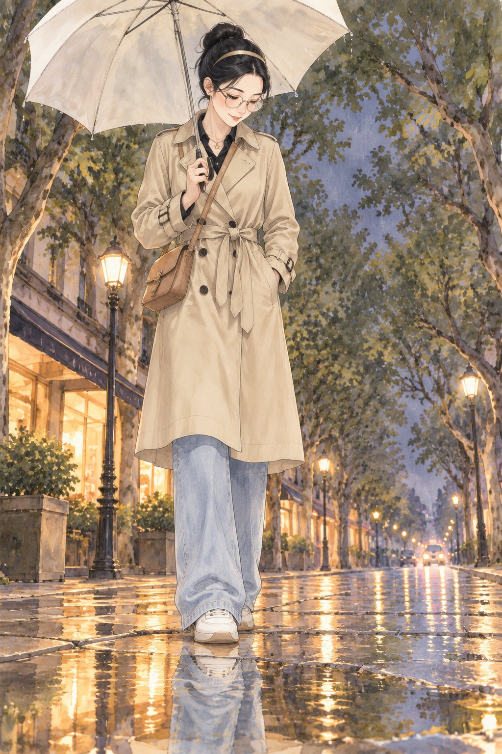 雨快停了，我还站在原地