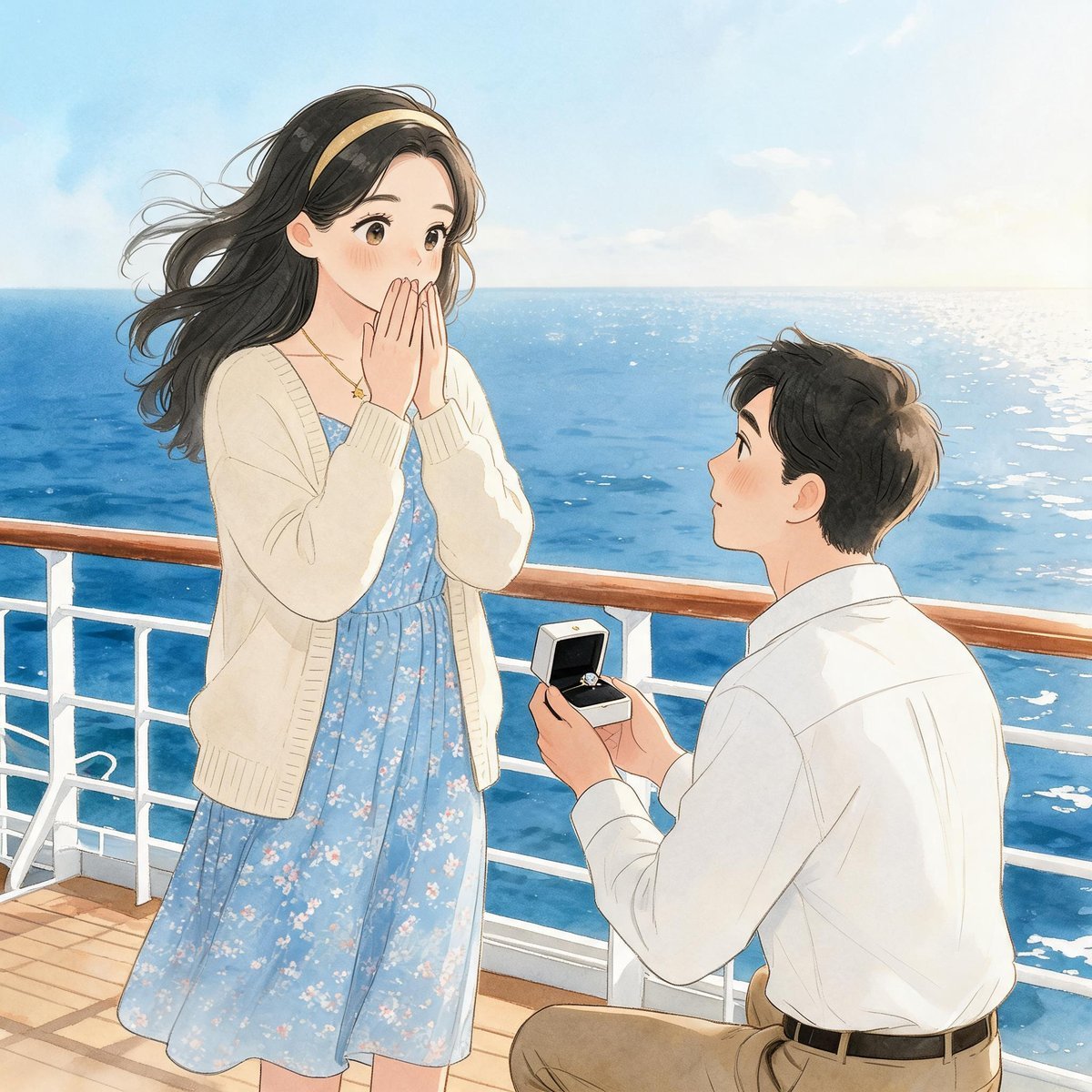 邮轮上的求婚