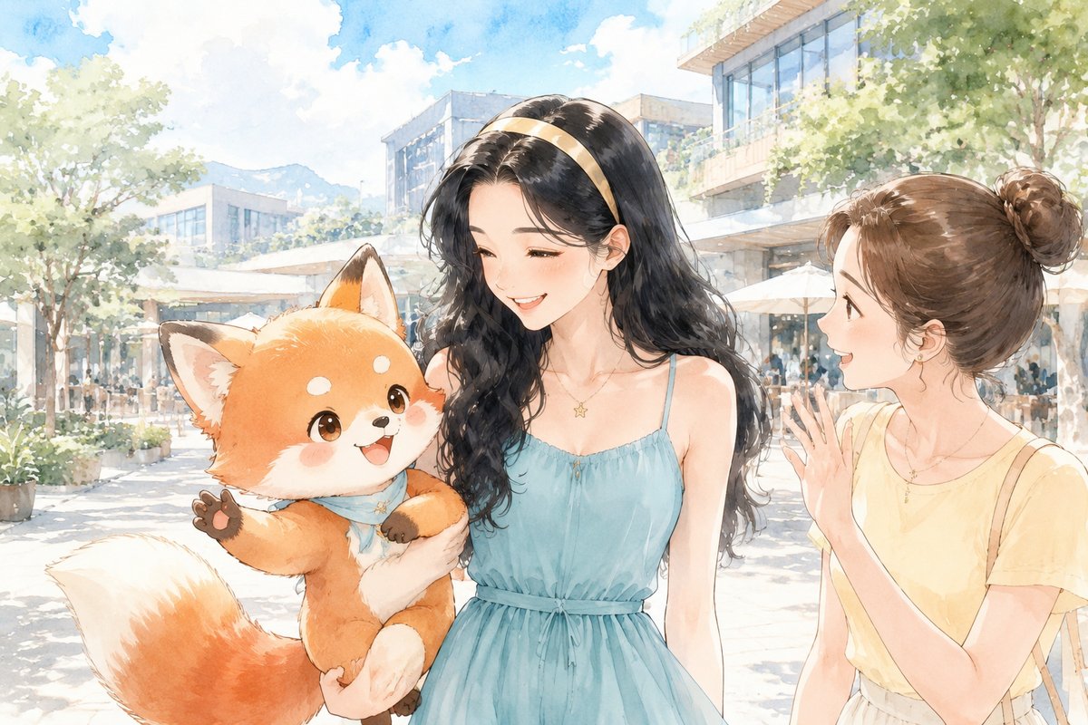 在欢乐海岸捡到一只狐狸朋友