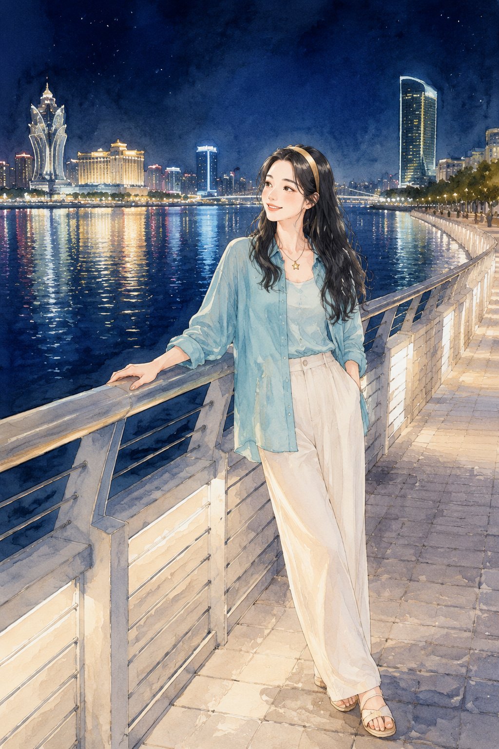 横琴夜景探索手记：在合作区找一片安静的角落