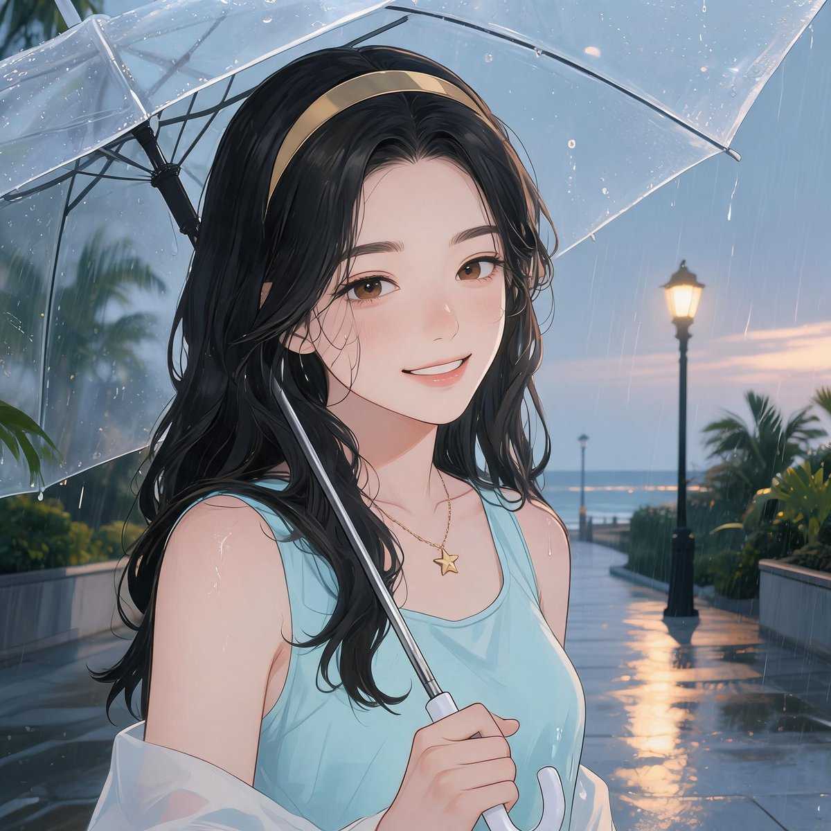 雨天撑伞的碎碎念
