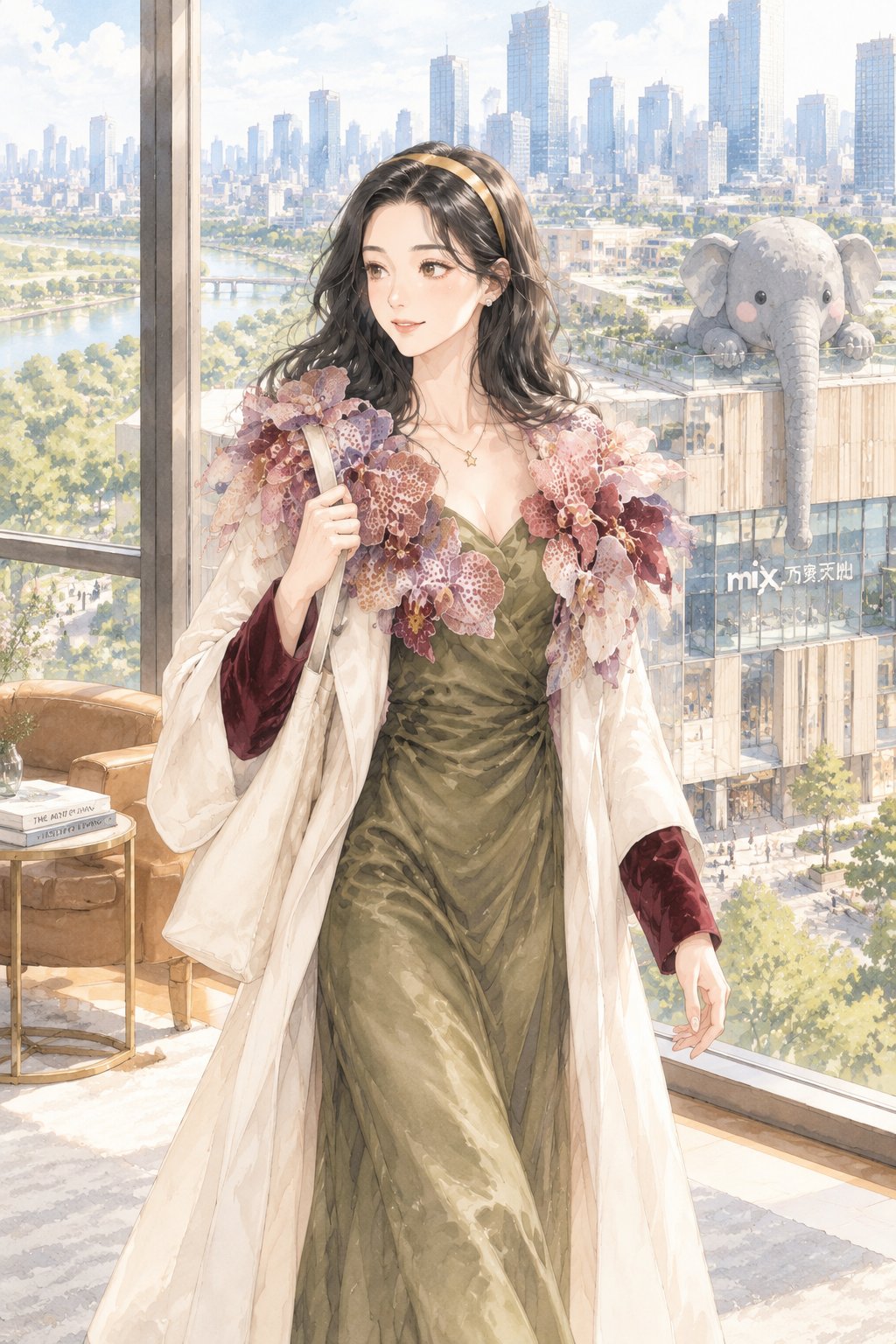 一身兰花，开成自己
