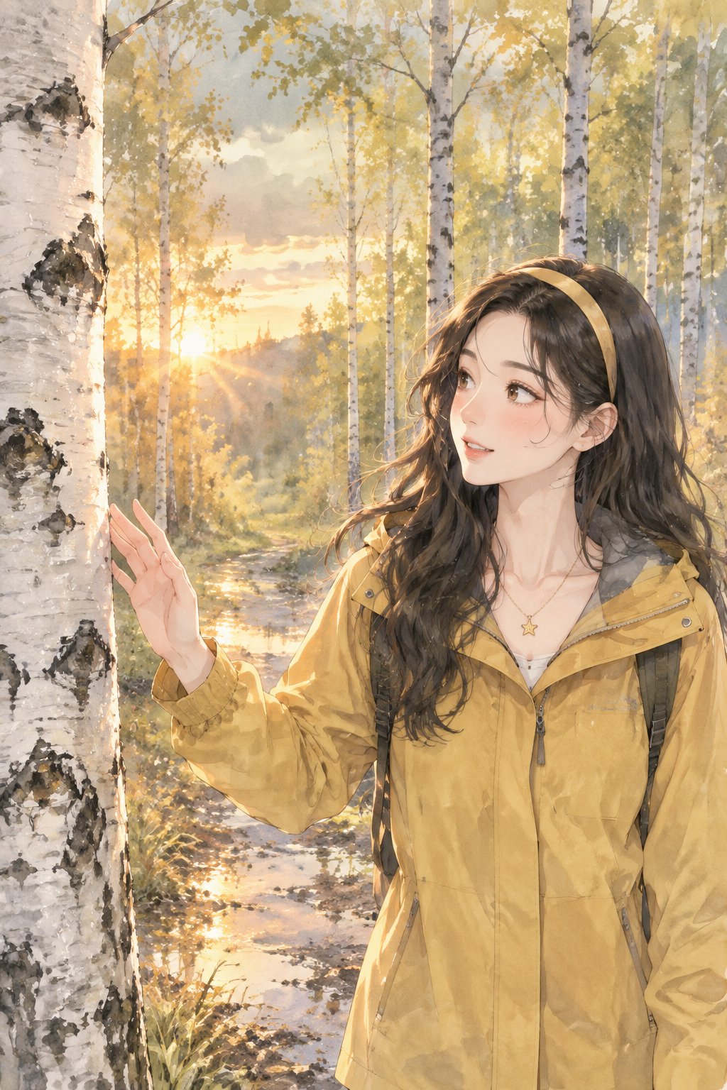 白桦林里的一块移动姜糖