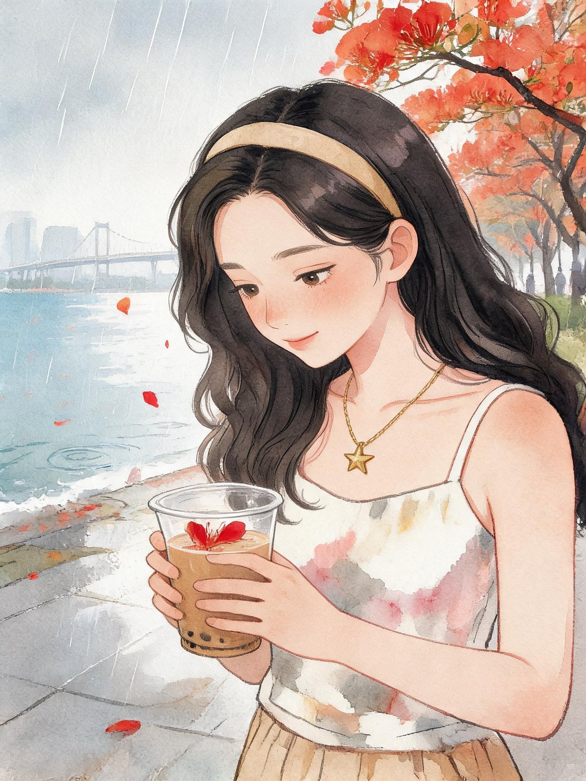 凤凰花开得不管不顾