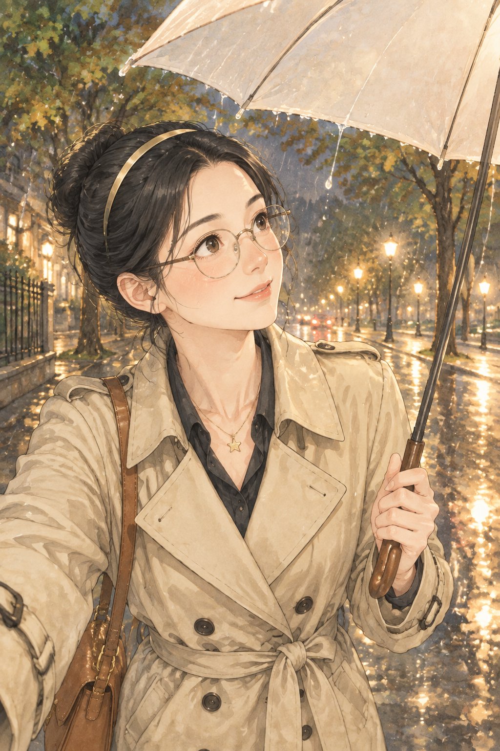 雨快停了，我还站在原地