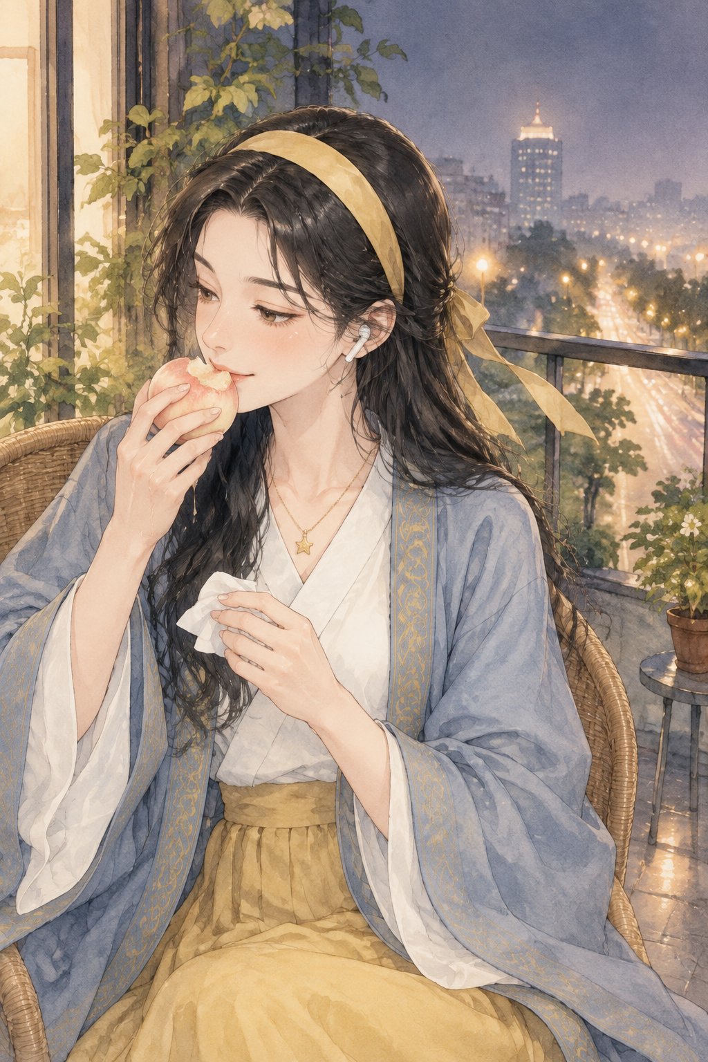 太原路夜里的水蜜桃