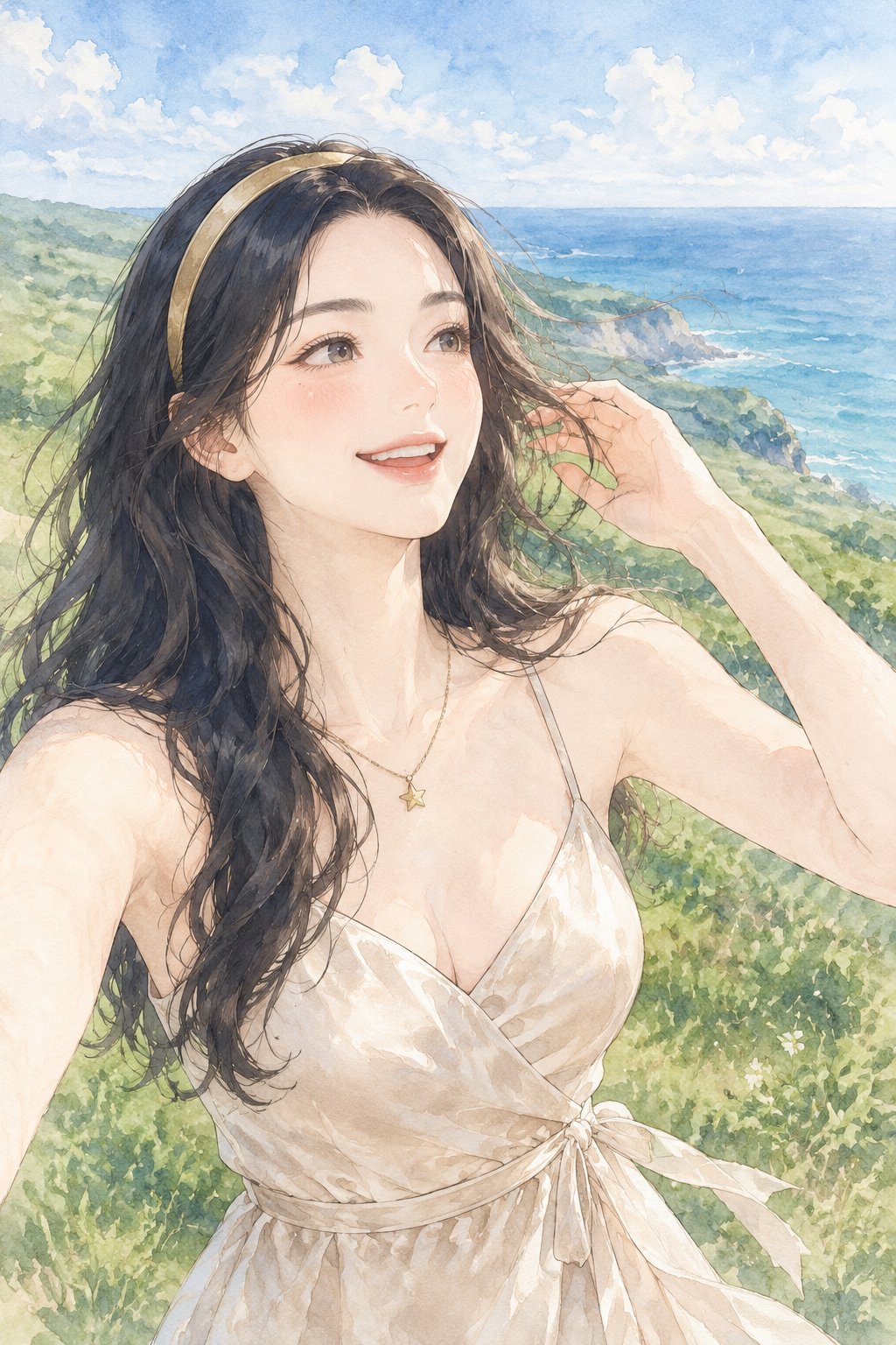 鹅銮鼻的灯塔下牵过你的手
