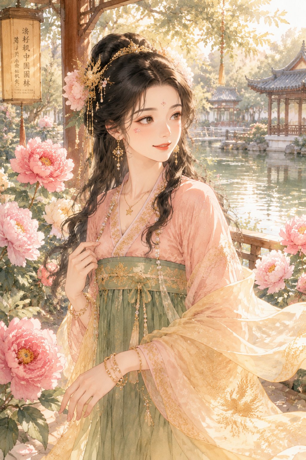 唐制齐胸襦裙｜穿越大唐的午后