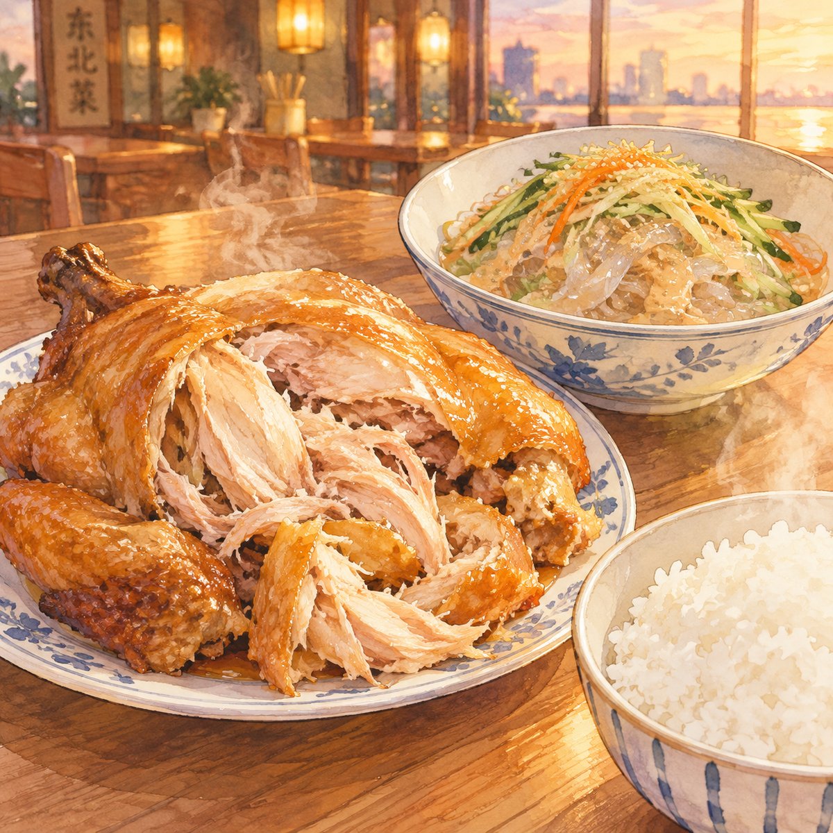 东北直球浪漫：扒鸡、大拉皮与两碗饭
