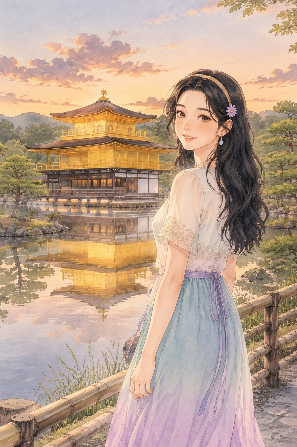 金阁烧过一次