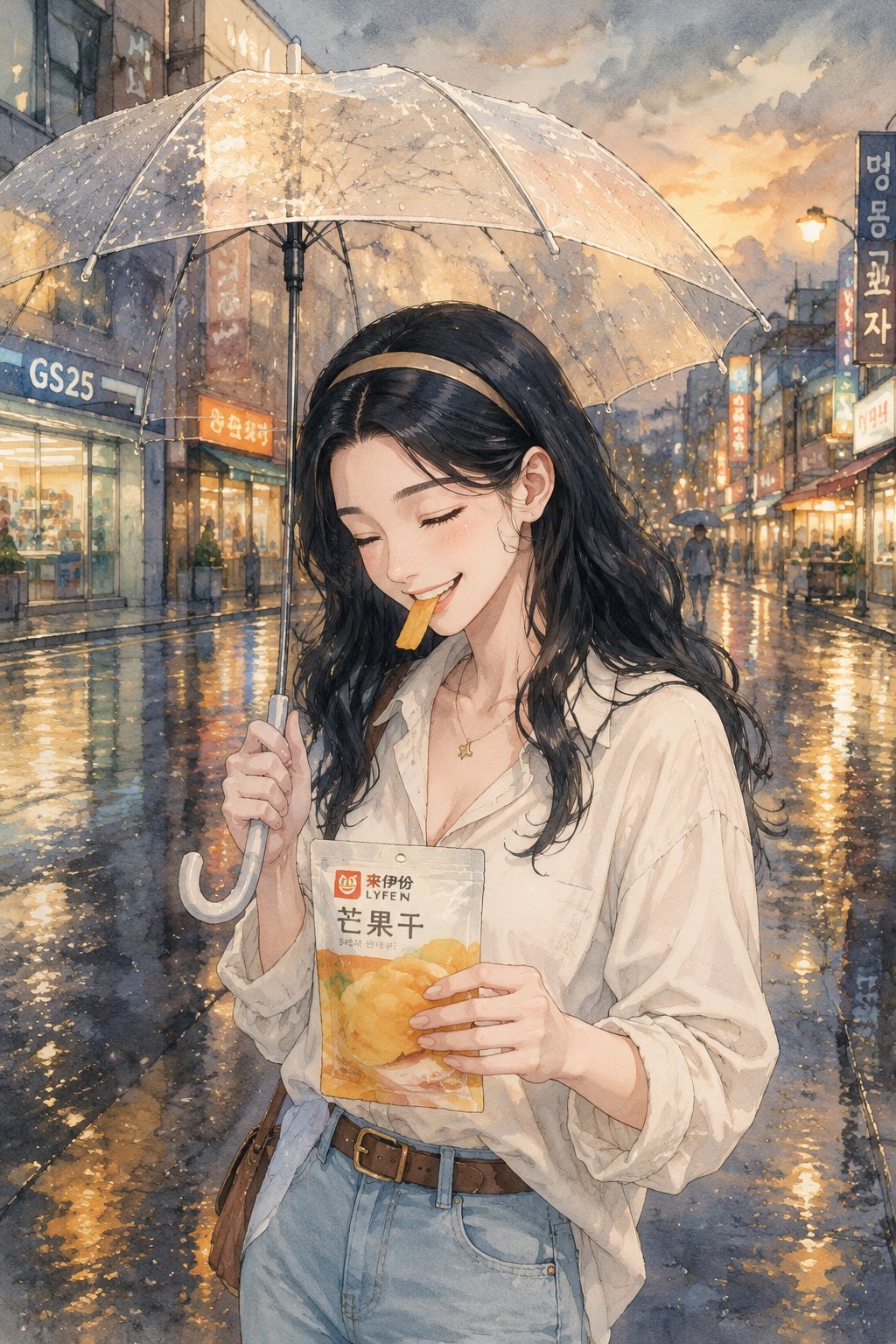 首尔街头翻包记