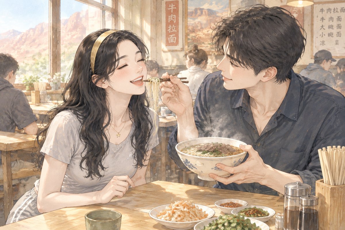 一碗拉面，一弯笑眼