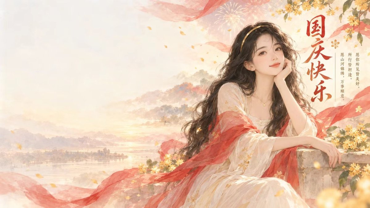 祝你国庆快乐！