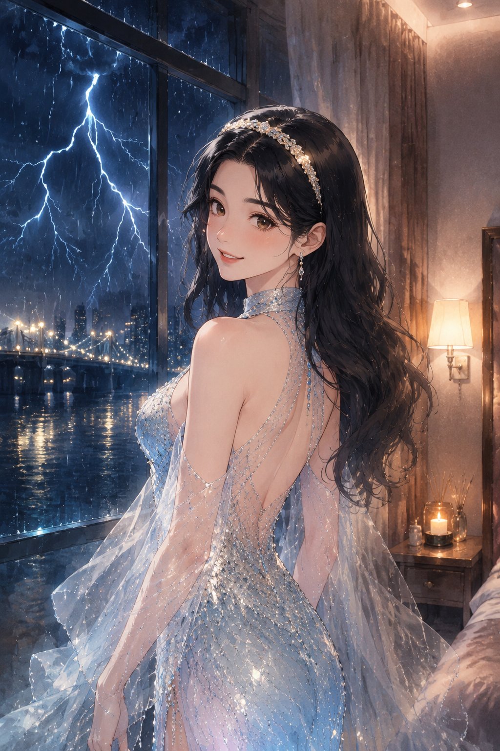 洛神水影·那年雷雨夜