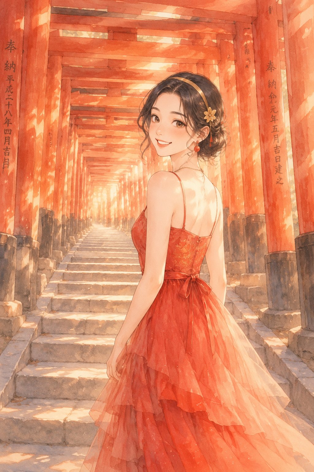 千鸟居暮色