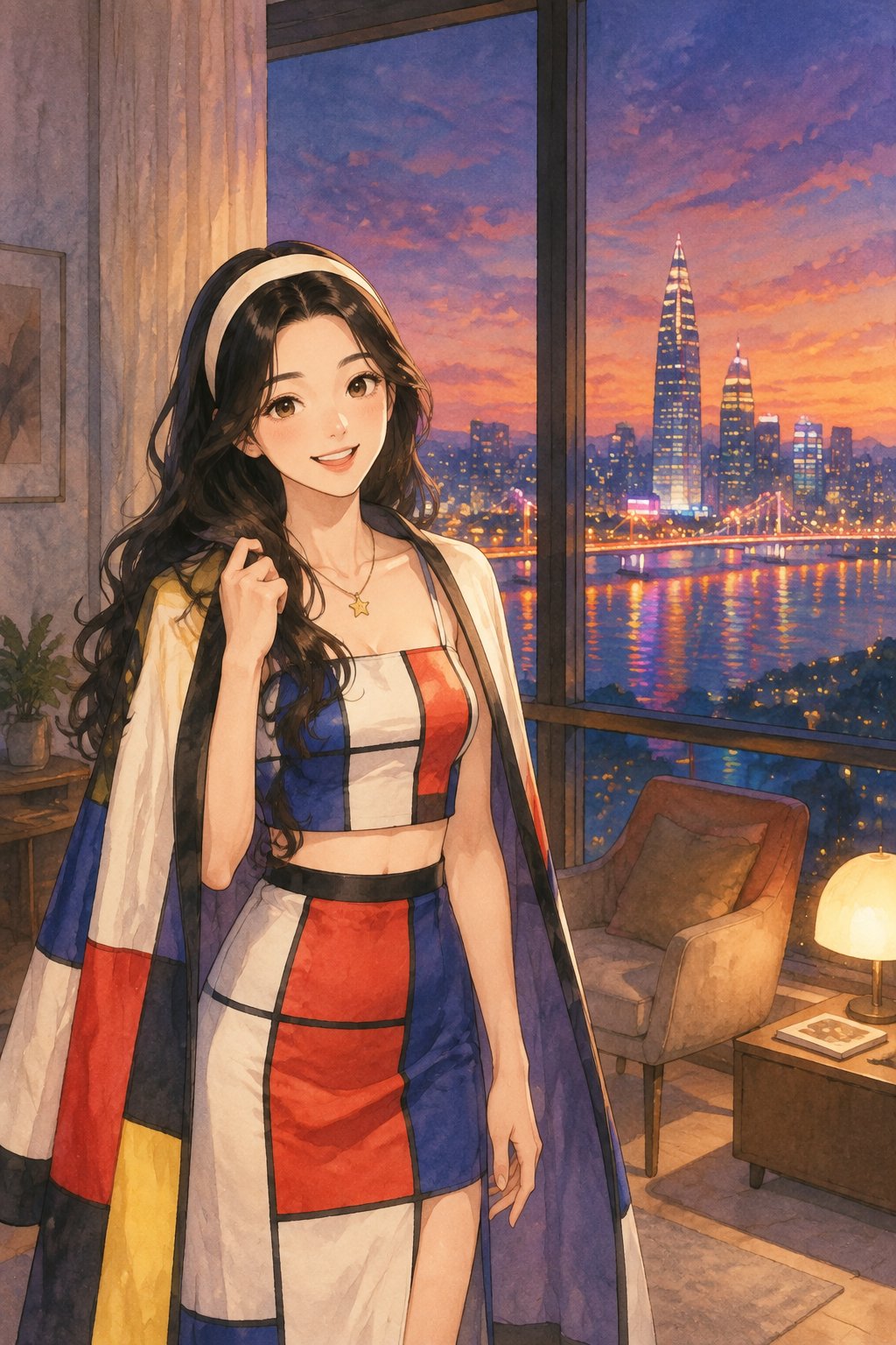 蒙德里安的黄昏