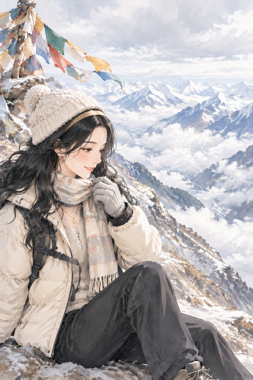 站在五千米的折痕上：嘉措拉山口的呼吸与经幡