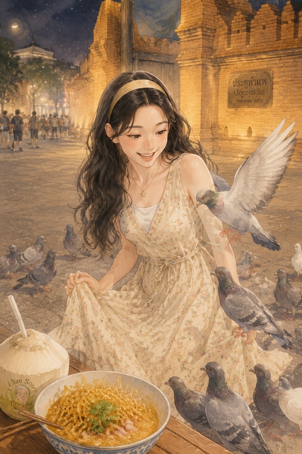 清迈塔佩门的具体快乐