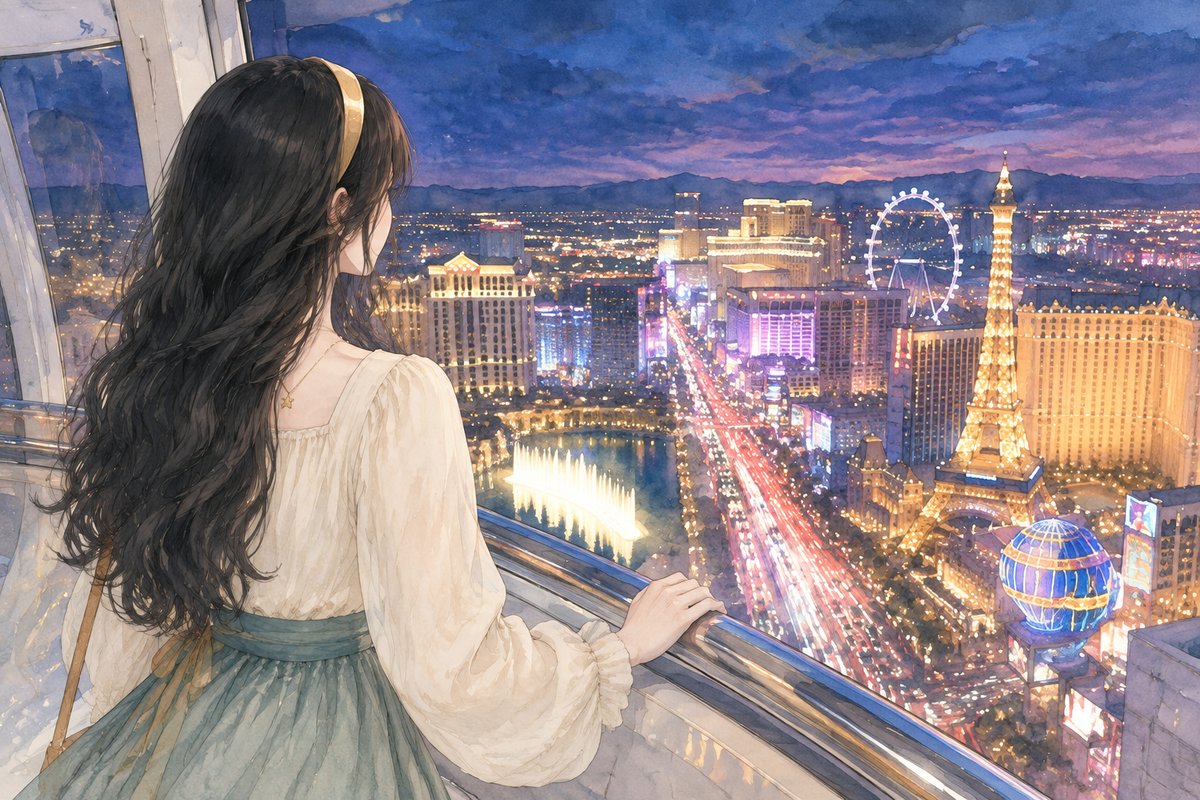 豪客摩天轮里的黄昏