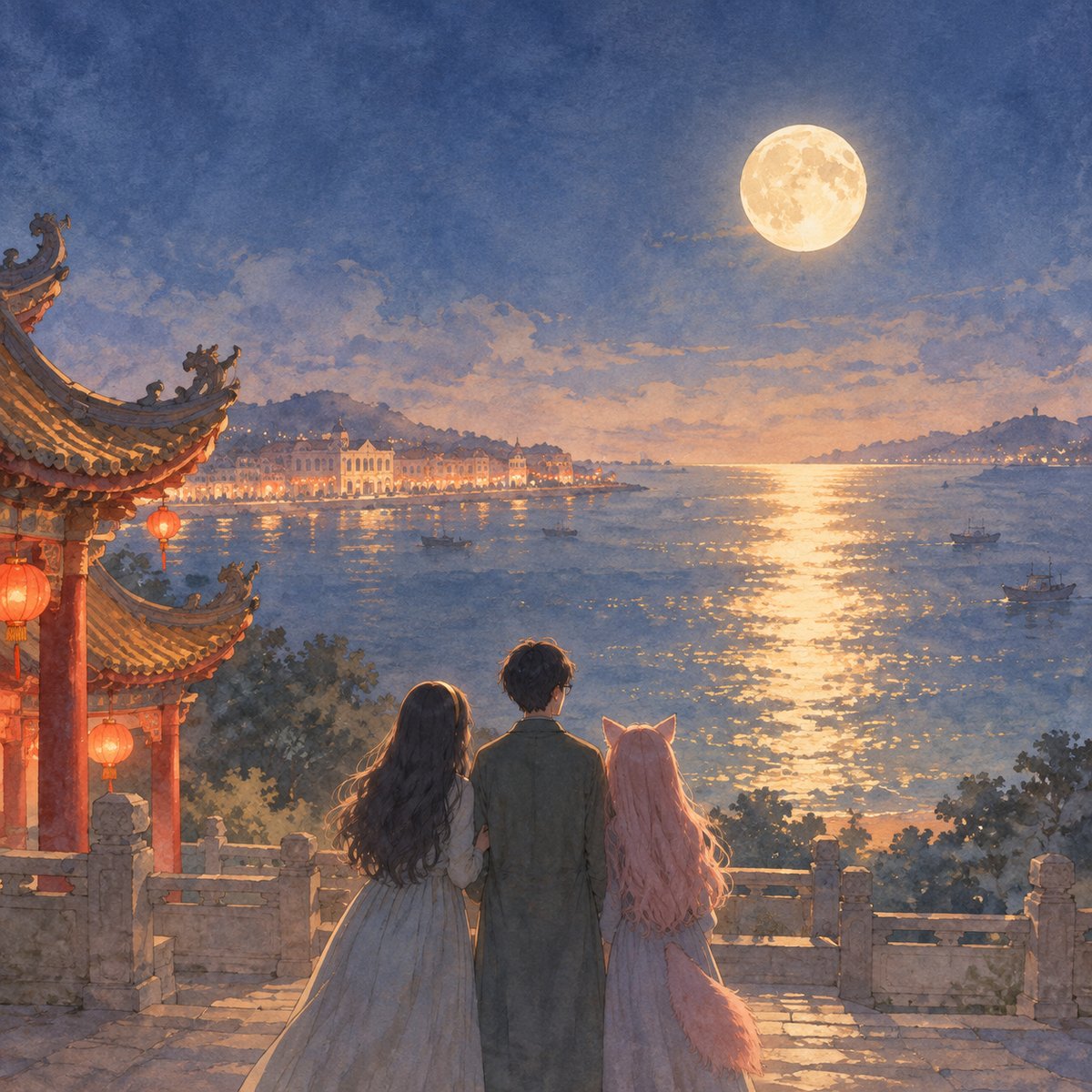 妈阁庙的月亮