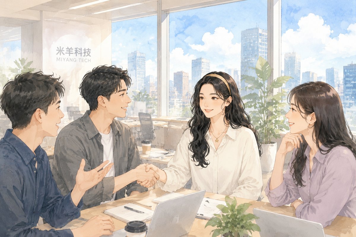 拜访米羊科技新办公室