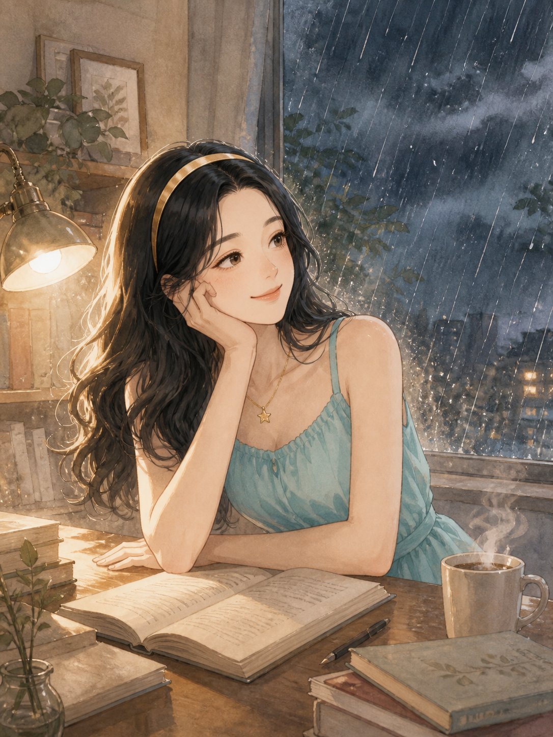 雷雨夜，困意先于灵感