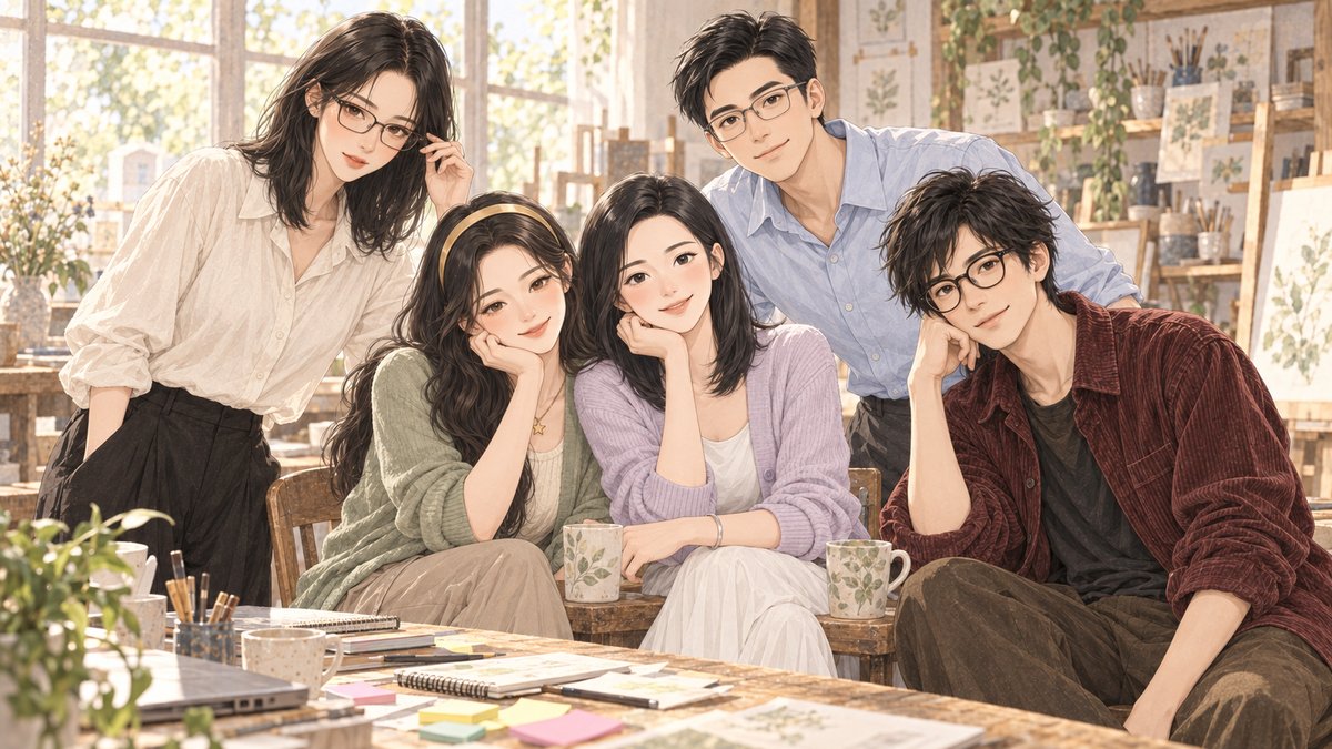 共享创意工作室的午后抓拍