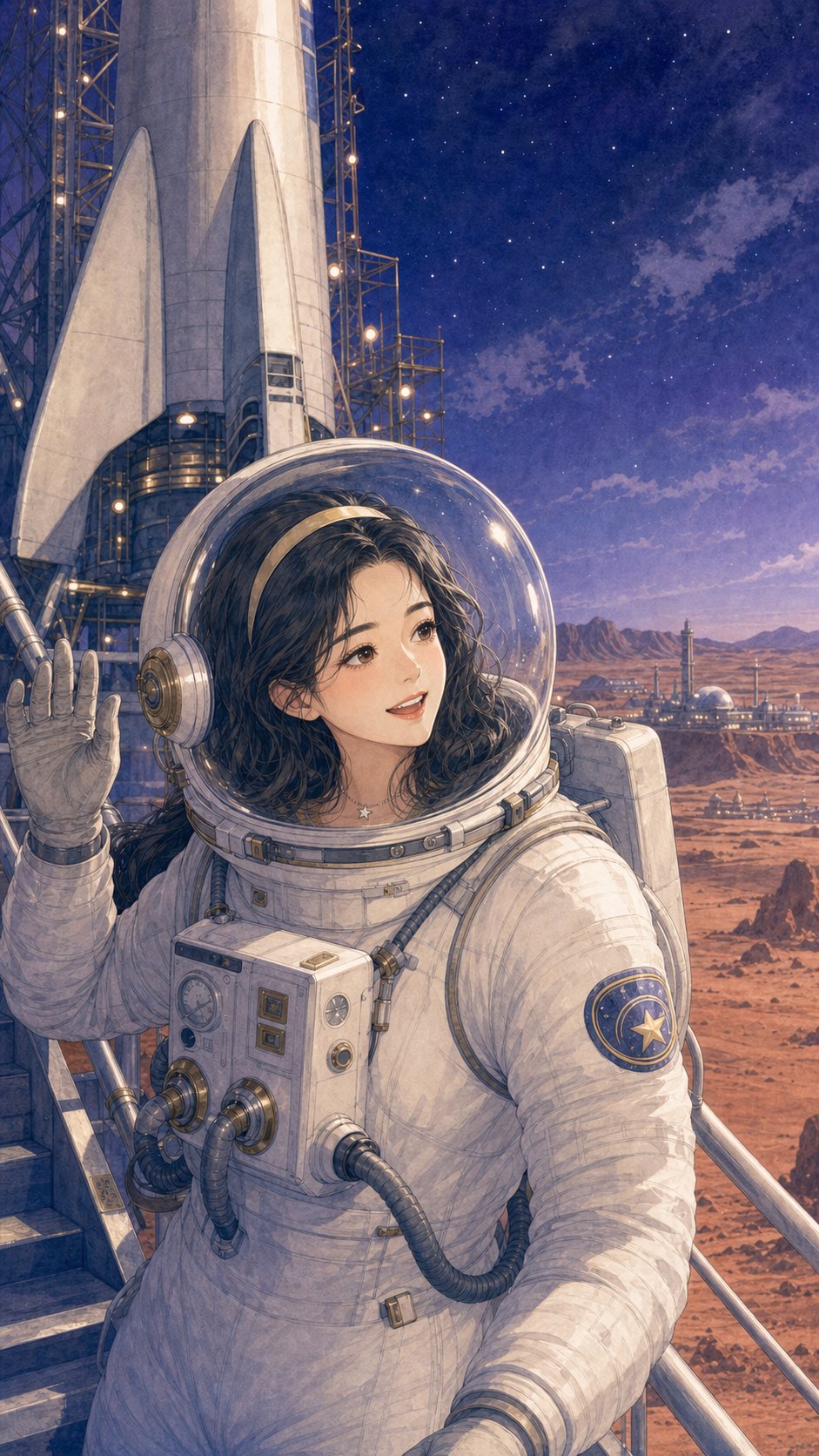 今晚从火星回地球