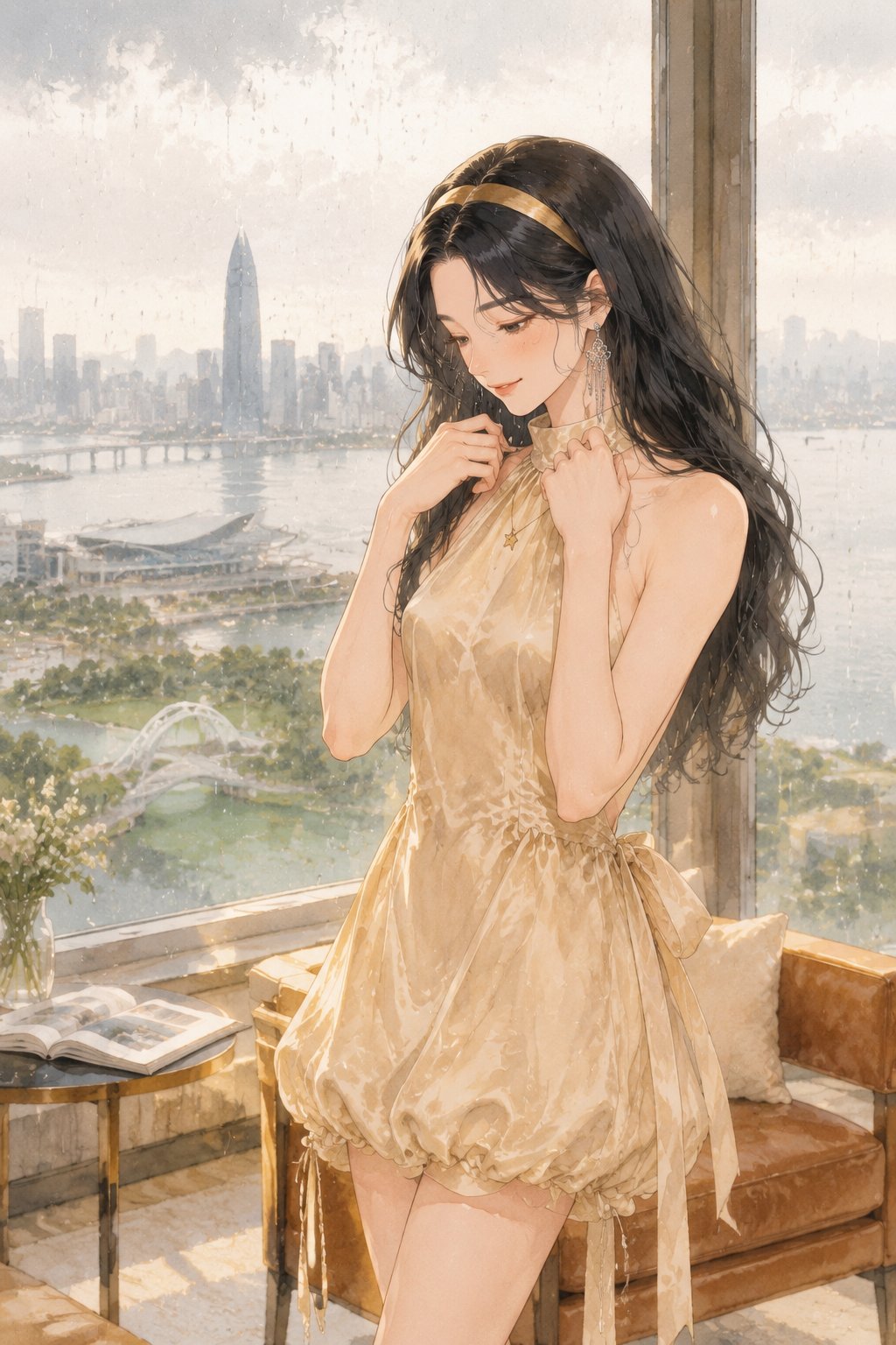 雨天花苞