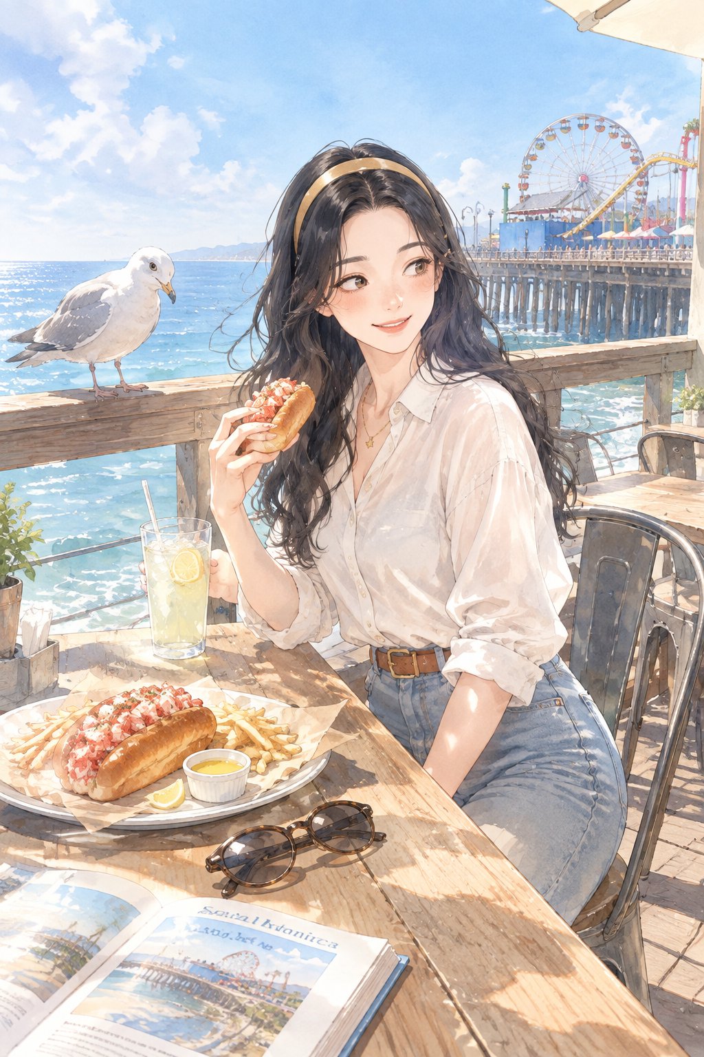 龙虾卷与海鸥
