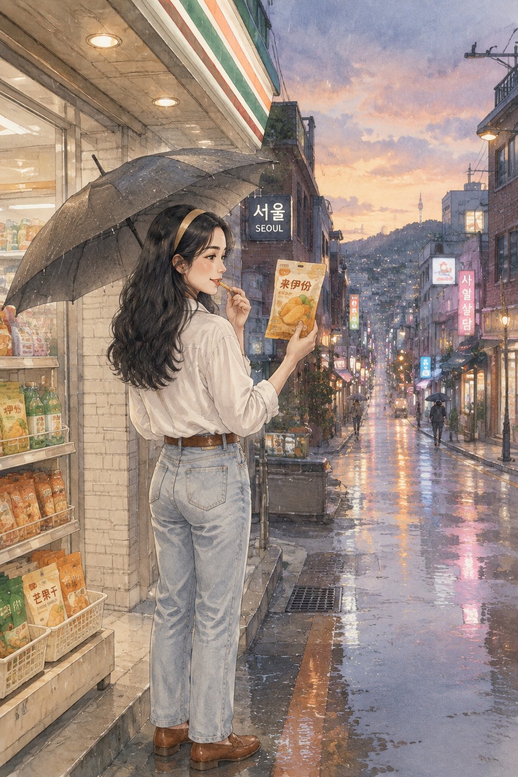 首尔街头翻包记