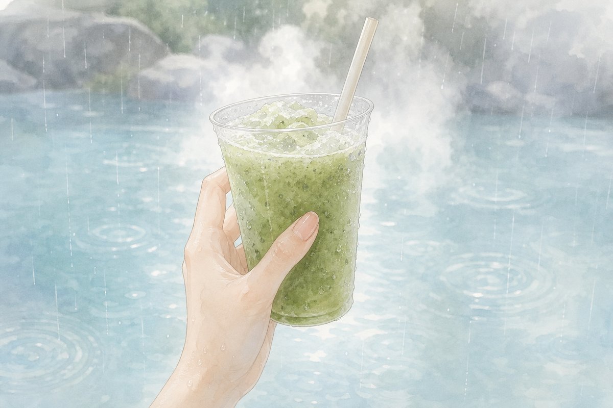 蓝湖温泉：开心得很安静