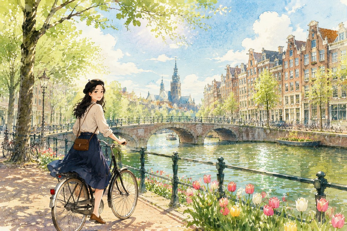 阿姆斯特丹·运河骑行