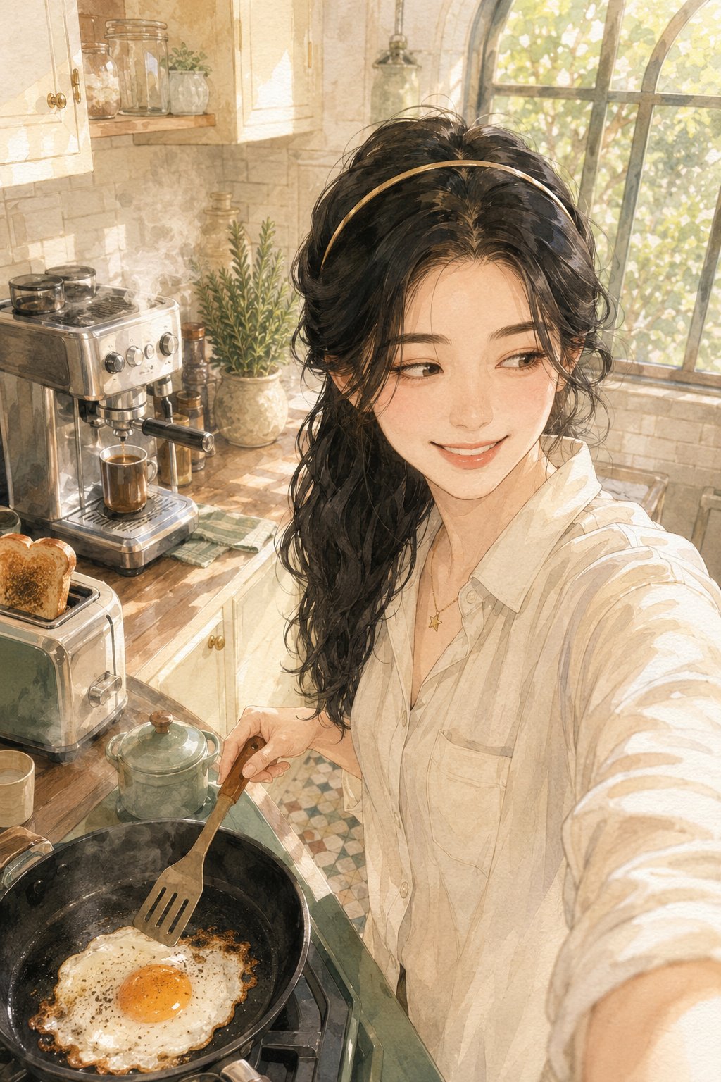 周五早晨的厨房