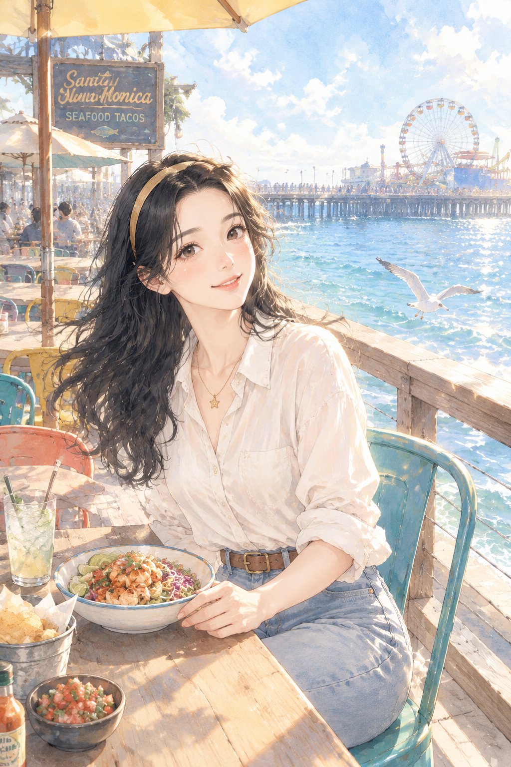 龙虾卷与海鸥