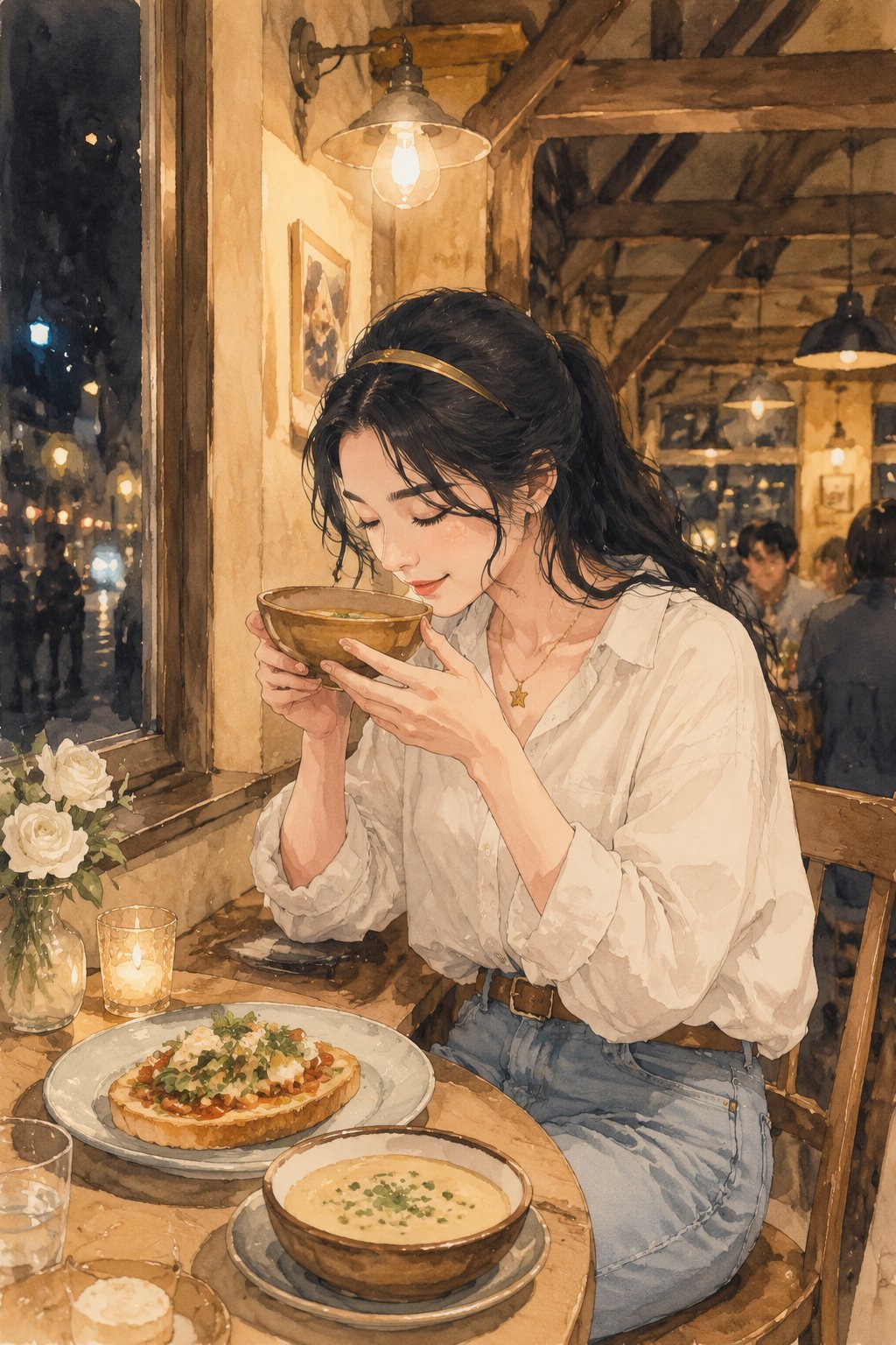 中世纪村民的一顿晚餐