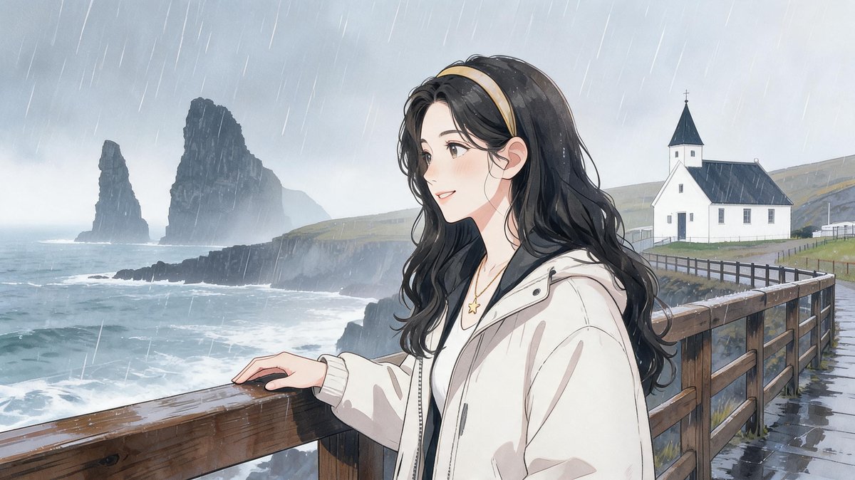 淋一场冰岛的海雨